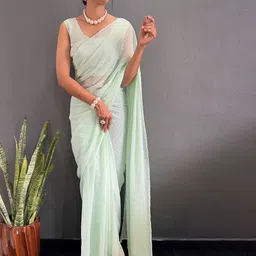 Sidhidata Woven Design Pure Georgette Ready to Wear Saree-picture-53