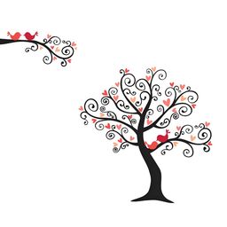 LANSTICK Black & Pink Printed Wall Stcikers-picture-49