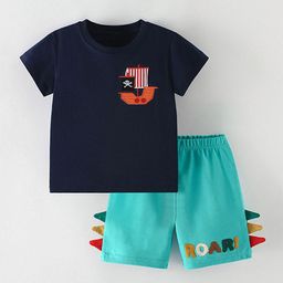 LULU & SKY Boys Top with Shorts-image-49