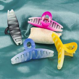 KRENOZ Set of 4 Women trong Hold Nonslip Claw Clip-38