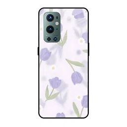 QRIOH Floral Printed Silicone OnePlus 9 pro Back Case-picture-3