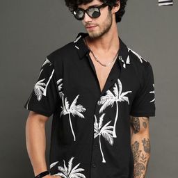 TIGER SNAKE Pack Of 2 Tropical Printed Comfort Fit Casual Shirts-image-5
