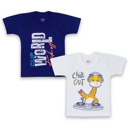 PARYAG Boys 2 Printed Applique T-shirt-image-67
