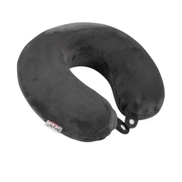 Black gold Memory Foam Filled Polycotton Lightweight Travel Pillow-picture-19