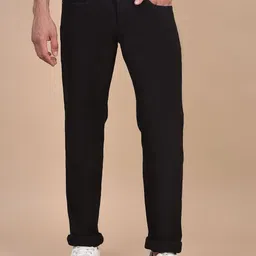 Cantabil Men Regular Fit Mid-Rise Stretchable Jeans-image-24