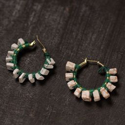 iTokri Contemporary Shaped Hoop Earrings-18