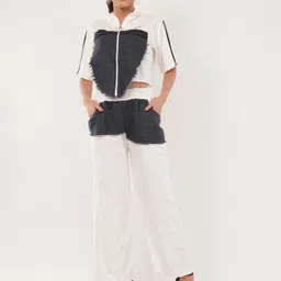 HIGH BUY Denim Colourblocked Top With Trouser-picture-47