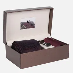 Van Heusen Men Tie Pocket Square And Cufflink-image-95