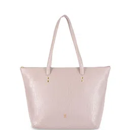 Baggit PU Structured Tote Bag with Cut Work-image-16