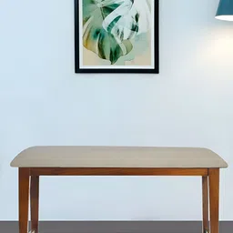 GLOBALLY INDIAN Taupe Colored Wooden CushionedRectangle Bench-13