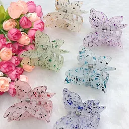 DENICRAAS Women Set of 6 Printed Claw Clips-5