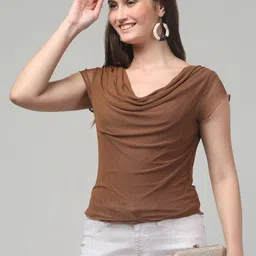 clobug Cowl Neck Top-image-26