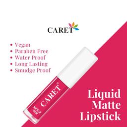 CARET ORGANIC Set Of 3 Super-Pigmented Liquid Matte Lipsticks - 6 ml - Shade3 - 4 - 6 image 4