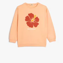 Koton Girls Printed Sweatshirt-image-23