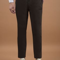 Cantabil Men Cotton Mid-Rise Regular Fit Track Pant-image-56