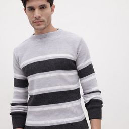 The Roadster Life Co. Men Striped Pullover-picture-24