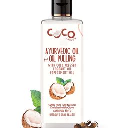 Coco Crush Cold Pressed Coconut & Peppermint Oil For Pulling -200ml-34