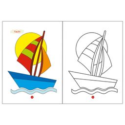 sawan Mini Colouring Books Pack of 8 - English image 3