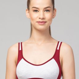 ULLAS Full Coverage Non Padded Workout Bra-picture-11