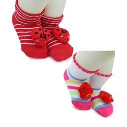 NESKA MODA 2 Pair Cotton Ankle Length Socks-image-83