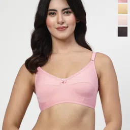 LILY Solid Full Coverage Non Padded Non-Wired Regular Everyday Bra-18