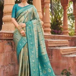 Smart Stree Woven Design Zari Pure Silk Kanjivaram Saree-image-54