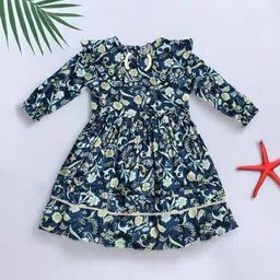 Bella Moda Floral Print Fit & Flare Dress-image-50