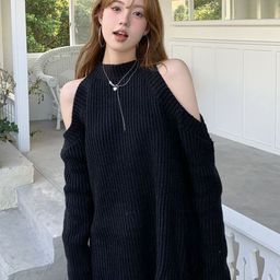 bebe Round Neck Sweaters-picture-3