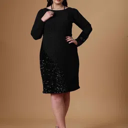 Curvy Lane Women A-Line Dress-image-6