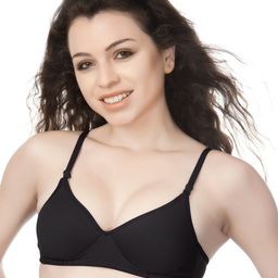 Tweens Black Full Coverage T-shirt Bra TW1301-picture-19