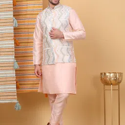 KRAFT INDIA LUXE Men Regular Kurta with Pyjamas-picture-0