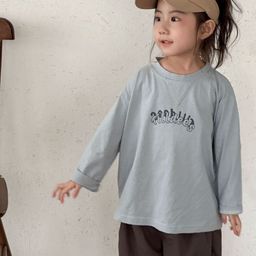 LULU & SKY Girls Typography Applique T-shirt-picture-18
