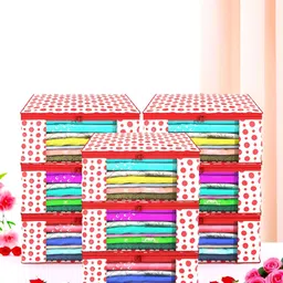 Aura Red Set of 6 Regular Multi-Utility Organisers-8