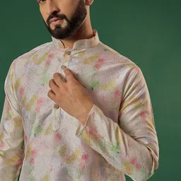 Anouk Men Sequinned Kurta image 2