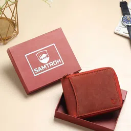 SAMTROH Men Leather Zip Around Wallet-image-73
