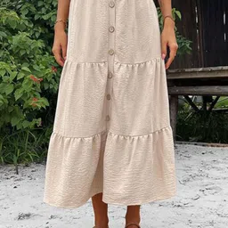 StyleCast Flared Midi Skirt-image-80