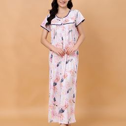 CHUI MUI Printed Maxi Nightdress-image-77
