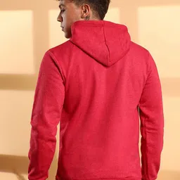 Campus Sutra Men Printed Hooded Sweatshirt image 4
