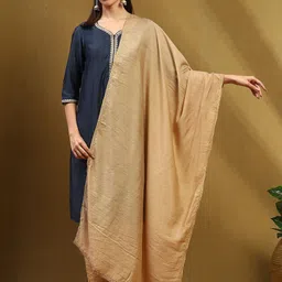 Biba Solid Dupatta With Taping Border-32