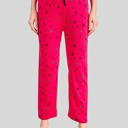 FIT N FAME Printed Mid-Rise Lounge Pants-image-63