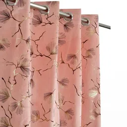 Myntra Elegant Homes Pink Polyester Window Curtain-picture-45