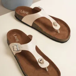 Lavie Women T-Strap Flats with Buckles-26