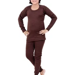 BAESD Kids Wool Round Neck Thermal Long Sleeves Set-98