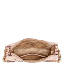 GUESS Checked Textured PU Structured Shoulder Bag with Quilted image 5