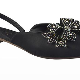 Stylestry Girls Embellished Party T-Strap Flats-14