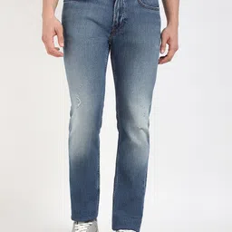 Calvin Klein Men Cotton Slim Fit Low Distress Heavy Fade Jeans-image-20