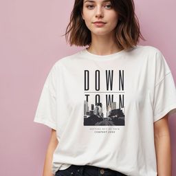 SMARTEES Graphic Printed Drop-Shoulder Sleeves Cotton Oversized T-shirt-image-56