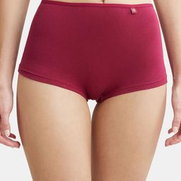 Jockey Women Burgandy Low-Rise Boy Shorts SS04-0105-image-16