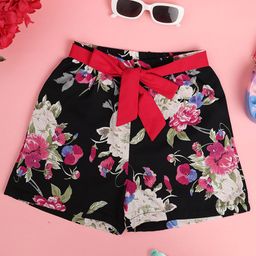 Cutiekins Girls Floral Printed Shorts-picture-32