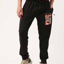 Sports52 wear Men Slim Fit Typography Printed Joggers-33